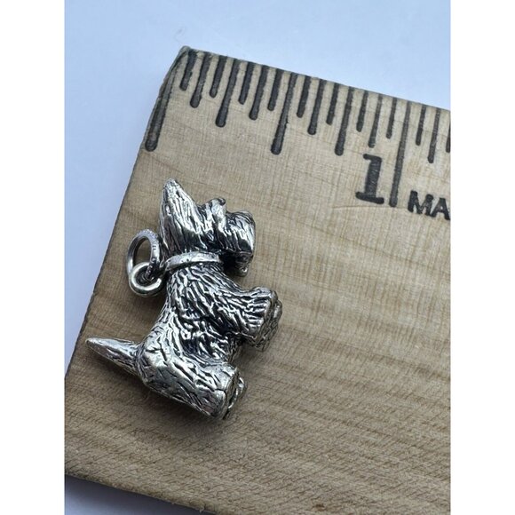 Vintage Danecraft Sterling Silver 925 Scottie Dog Scottish Terrier Charm - Picture 9 of 9